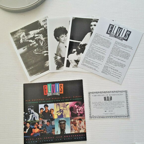 ELVIS PRESLEY Double Features 4 CD BOX NM IMPORT Numbered Limited FILM CAN - Picture 6 of 8